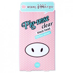 Pig Nose Clear Blackhead Perfect Sticker 10Pcs